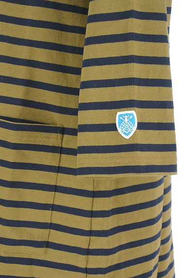 クリックで大画像表示 ORCIVAL(オーシバル)の古着「膝上ボーダーコットンワンピース(ワンピース・チュニック)」大画像4へ