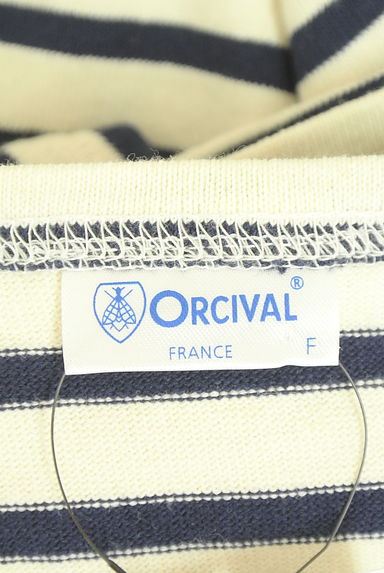 クリックで大画像表示 ORCIVAL(オーシバル)の古着「ボーダーコットンTシャツ(カットソー・プルオーバー)」大画像6へ