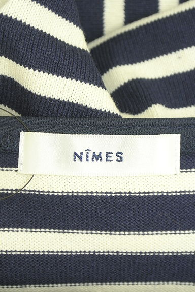 クリックで大画像表示 NIMES(ニーム)の古着「膝上ボーダーコットンワンピース(ワンピース・チュニック)」大画像6へ