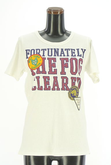 クリックで大画像表示 CUBE SUGAR(キューブシュガー)の古着「ワッペン付きロゴTシャツ(Tシャツ)」大画像1へ