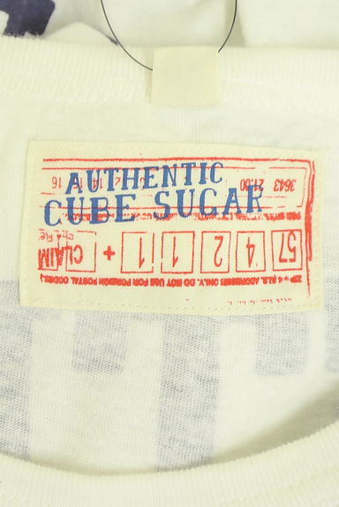 クリックで大画像表示 CUBE SUGAR(キューブシュガー)の古着「ワッペン付きロゴTシャツ(Tシャツ)」大画像6へ