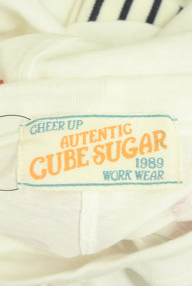 クリックで大画像表示 CUBE SUGAR(キューブシュガー)の古着「ワッペン付き膝上Tシャツワンピース(ワンピース・チュニック)」大画像6へ