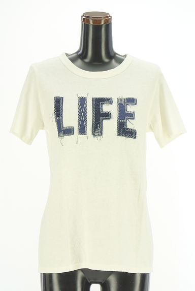 クリックで大画像表示 CUBE SUGAR(キューブシュガー)の古着「刺繍入りロゴTシャツ(Tシャツ)」大画像1へ