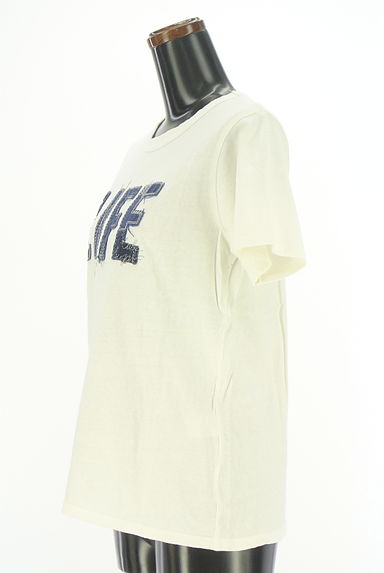クリックで大画像表示 CUBE SUGAR(キューブシュガー)の古着「刺繍入りロゴTシャツ(Tシャツ)」大画像3へ