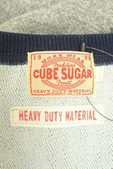 クリックで大画像表示 CUBE SUGAR(キューブシュガー)の古着「ナンバリングスウェット膝丈ワンピース(ワンピース・チュニック)」大画像6へ