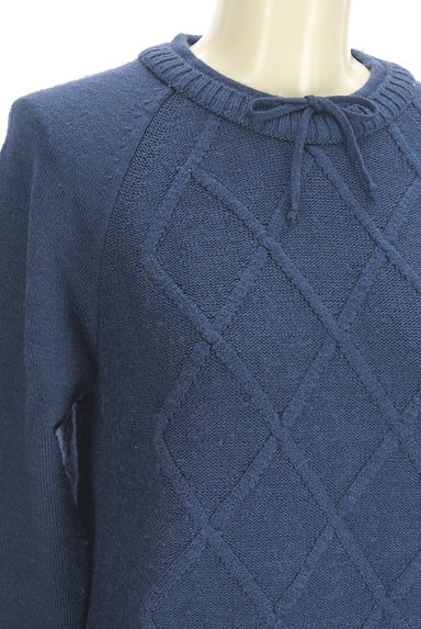 LEILIAN（レリアン）の古着「ダイヤ柄ニット（ニット）」大画像４へ