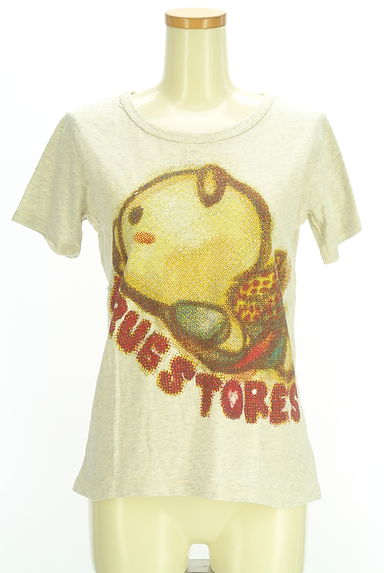 クリックで大画像表示 drug store's(ドラッグストアーズ)の古着「羽根プリントTシャツ(Tシャツ)」大画像1へ
