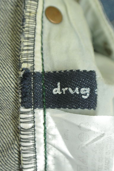 クリックで大画像表示 drug store's(ドラッグストアーズ)の古着「ネコ&ブタ刺繍テーパードデニム(デニムパンツ)」大画像6へ