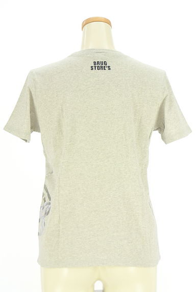 クリックで大画像表示 drug store's(ドラッグストアーズ)の古着「シルバー箔プリントTシャツ(Tシャツ)」大画像2へ