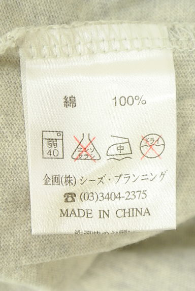 クリックで大画像表示 drug store's(ドラッグストアーズ)の古着「シルバー箔プリントTシャツ(Tシャツ)」大画像5へ