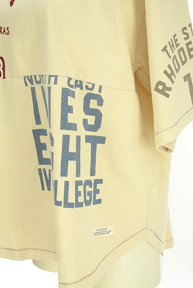 クリックで大画像表示 CUBE SUGAR(キューブシュガー)の古着「オーバーサイズプリントTシャツ(Tシャツ)」大画像5へ