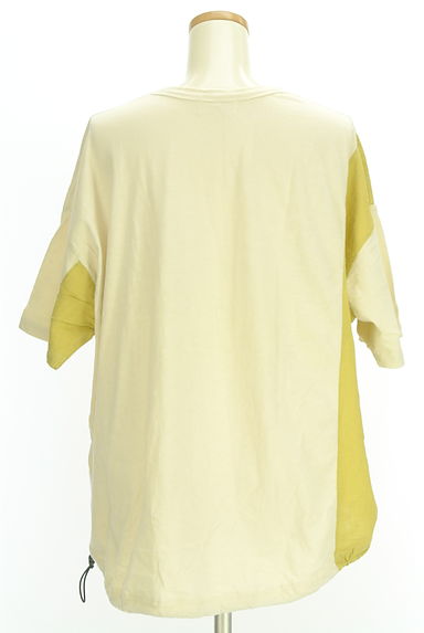 クリックで大画像表示 CUBE SUGAR(キューブシュガー)の古着「ドロストヘム配色プルオーバー(Tシャツ)」大画像2へ