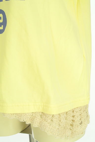 クリックで大画像表示 CUBE SUGAR(キューブシュガー)の古着「かぎ針ニットドッキングロゴTシャツ(Tシャツ)」大画像5へ