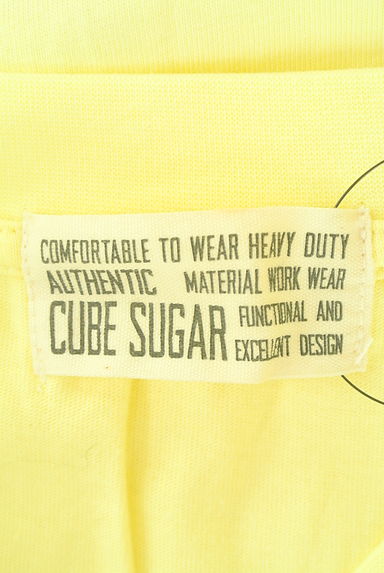 クリックで大画像表示 CUBE SUGAR(キューブシュガー)の古着「かぎ針ニットドッキングロゴTシャツ(Tシャツ)」大画像6へ