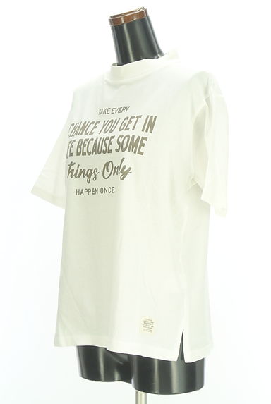 クリックで大画像表示 CUBE SUGAR(キューブシュガー)の古着「半そでロゴプリントTシャツ(Tシャツ)」大画像3へ