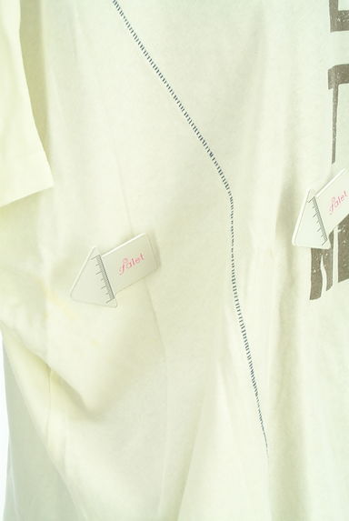 クリックで大画像表示 CUBE SUGAR(キューブシュガー)の古着「ロゴプリントドルマンTシャツ(Tシャツ)」大画像5へ