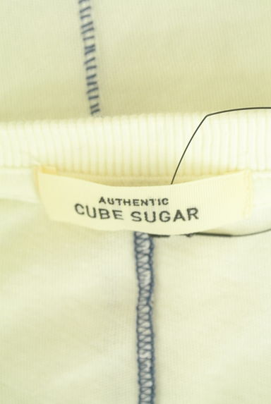 クリックで大画像表示 CUBE SUGAR(キューブシュガー)の古着「ロゴプリントドルマンTシャツ(Tシャツ)」大画像6へ