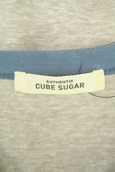 CUBE SUGAR（キューブシュガー）の古着「フロッキーロゴパイピングTシャツ（Ｔシャツ）」大画像６へ