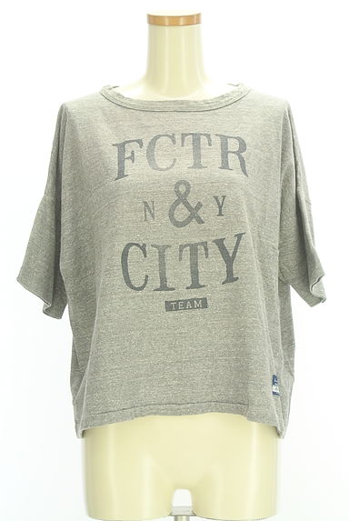 クリックで大画像表示 CUBE SUGAR(キューブシュガー)の古着「ロゴ入りネップTシャツ(Tシャツ)」大画像1へ