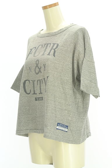 クリックで大画像表示 CUBE SUGAR(キューブシュガー)の古着「ロゴ入りネップTシャツ(Tシャツ)」大画像3へ