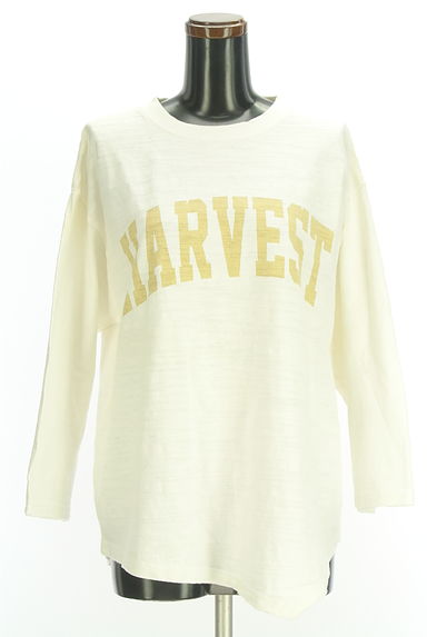 クリックで大画像表示 CUBE SUGAR(キューブシュガー)の古着「イレギュラーヘムプリントロンT(Tシャツ)」大画像1へ
