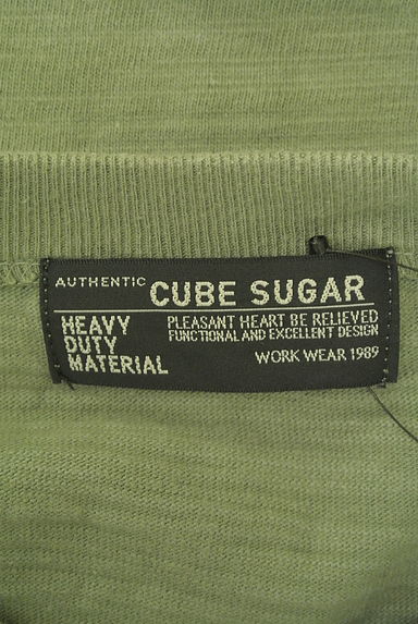 クリックで大画像表示 CUBE SUGAR(キューブシュガー)の古着「オーバーサイズコットンカットソー(カットソー・プルオーバー)」大画像6へ