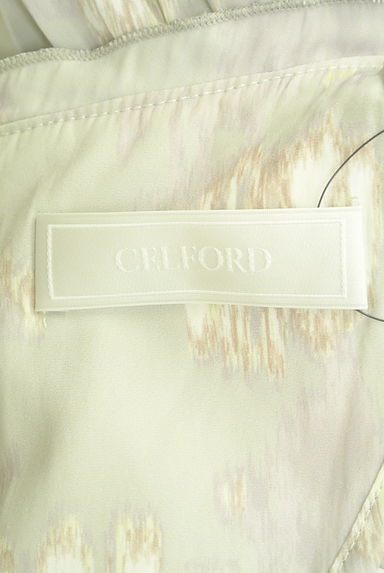 クリックで大画像表示 CELFORD(セルフォード)の古着「総柄パフスリーブワンピース(ワンピース・チュニック)」大画像6へ