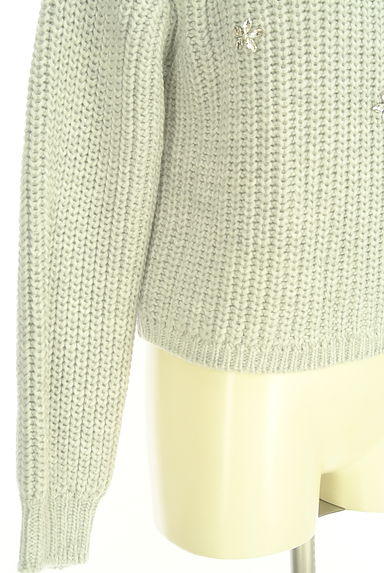 クリックで大画像表示 PROPORTION BODY DRESSING(プロポーションボディドレッシング)の古着「ビジュー付きニット(ニット)」大画像5へ