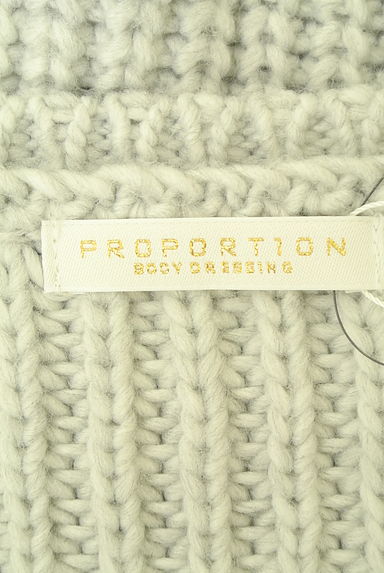 クリックで大画像表示 PROPORTION BODY DRESSING(プロポーションボディドレッシング)の古着「ビジュー付きニット(ニット)」大画像6へ