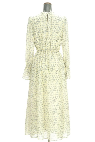 クリックで大画像表示 PROPORTION BODY DRESSING(プロポーションボディドレッシング)の古着「小花柄ロングフレアワンピース(ワンピース・チュニック)」大画像2へ