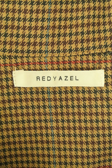 REDYAZEL（レディアゼル）の古着「ガンクラブチェック柄シャツワンピース（ワンピース・チュニック）」大画像６へ