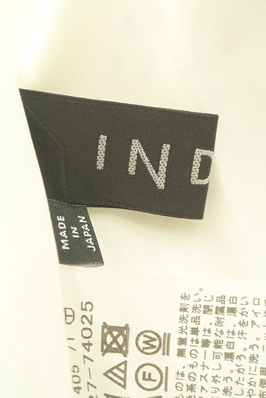 INDIVI（インディヴィ）の古着「ドット柄ロングシフォンスカート（ロングスカート・マキシスカート）」大画像６へ