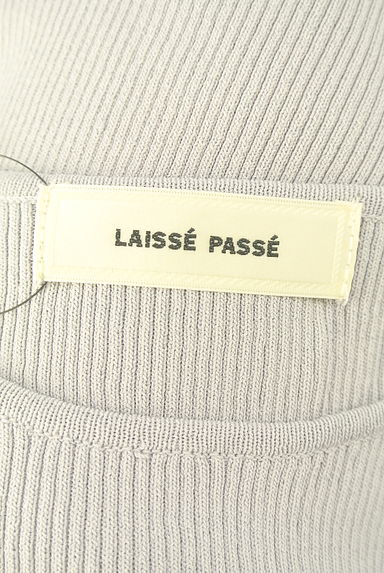 クリックで大画像表示 LAISSE PASSE(レッセパッセ)の古着「フリルオープンショルダーサマーニット(ニット)」大画像6へ