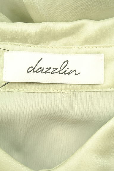 クリックで大画像表示 dazzlin(ダズリン)の古着「オープンショルダー光沢シフォンブラウス(カットソー・プルオーバー)」大画像6へ