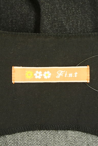 クリックで大画像表示 F i.n.t(フィント)の古着「ブラックデニム膝丈ジャンスカ(キャミワンピース)」大画像6へ
