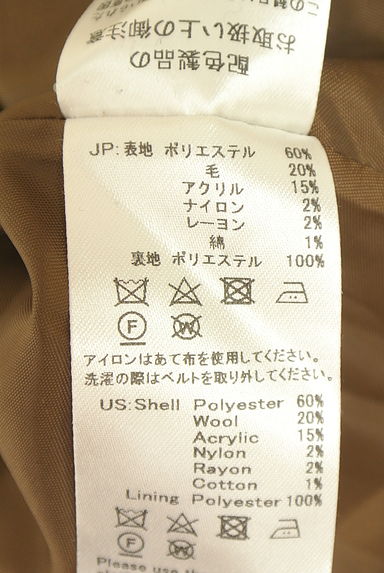 クリックで大画像表示 F i.n.t(フィント)の古着「ベルト付きドット起毛膝丈フレアワンピース(ワンピース・チュニック)」大画像5へ