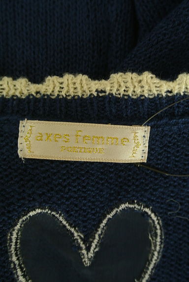 クリックで大画像表示 axes femme(アクシーズファム)の古着「axes femme POETIQUE レースアップカーデ(カーディガン・ボレロ)」大画像6へ