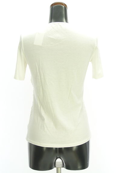 クリックで大画像表示 COMME CA(コムサ)の古着「Gabardine K.T フロントレースカットソー(カットソー・プルオーバー)」大画像2へ