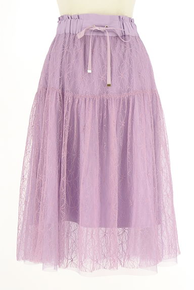クリックで大画像表示 JILL by JILLSTUART(ジルバイジルスチュアート)の古着「膝下丈レーススカート(スカート)」大画像1へ
