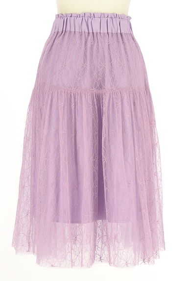 クリックで大画像表示 JILL by JILLSTUART(ジルバイジルスチュアート)の古着「膝下丈レーススカート(スカート)」大画像2へ