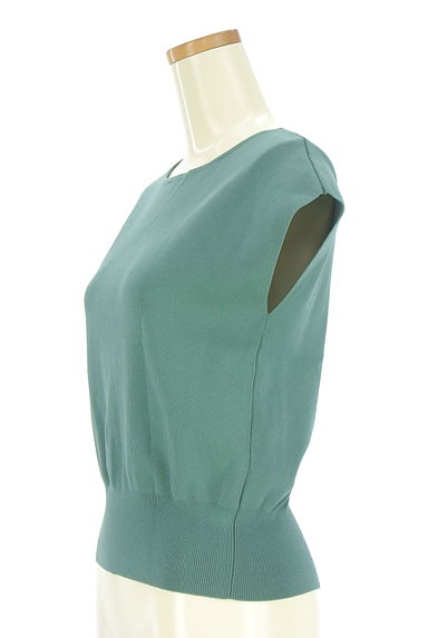 クリックで大画像表示 PROPORTION BODY DRESSING(プロポーションボディドレッシング)の古着「ノースリニットトップス(ニット)」大画像3へ