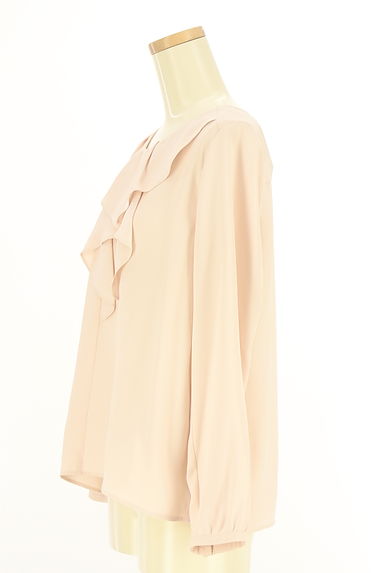 クリックで大画像表示 NATURAL BEAUTY BASIC(ナチュラルビューティベーシック)の古着「フリルカットソー(ブラウス)」大画像3へ
