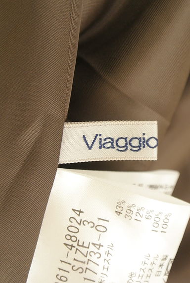 クリックで大画像表示 Viaggio Blu(ビアッジョブルー)の古着「レオパード柄起毛フレアスカート(ロングスカート・マキシスカート)」大画像6へ