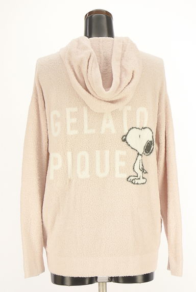 クリックで大画像表示 gelato pique(ジェラートピケ)の古着「PEANUTSコラボ ジップアップパーカー(スウェット・パーカー)」大画像2へ