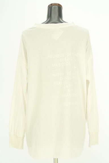 クリックで大画像表示 nop de nod(ノップドゥノッド)の古着「ラウンドヘムロゴプリントロンT(Tシャツ)」大画像2へ