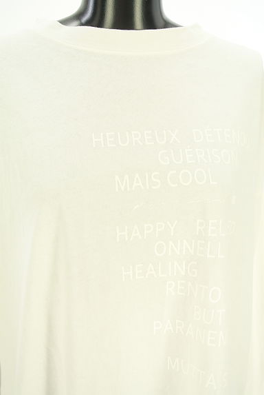 クリックで大画像表示 nop de nod(ノップドゥノッド)の古着「ラウンドヘムロゴプリントロンT(Tシャツ)」大画像4へ
