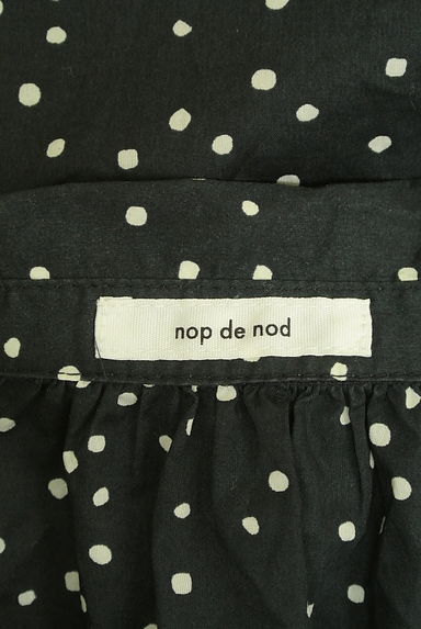 クリックで大画像表示 nop de nod(ノップドゥノッド)の古着「ドット柄オーバーサイズドルマンシャツ(カジュアルシャツ)」大画像6へ