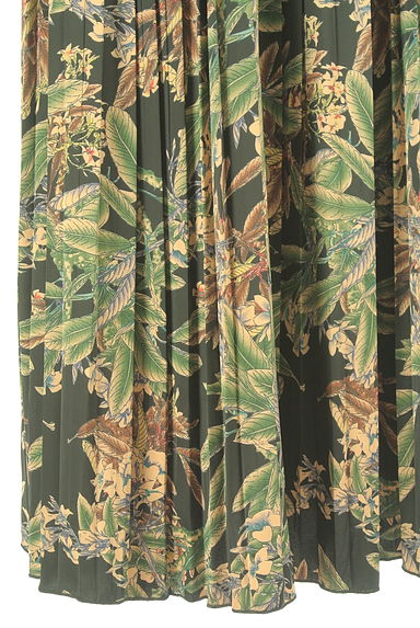 クリックで大画像表示 antiqua(アンティカ)の古着「patterntorso 花柄プリーツロングスカート(ロングスカート・マキシスカート)」大画像5へ