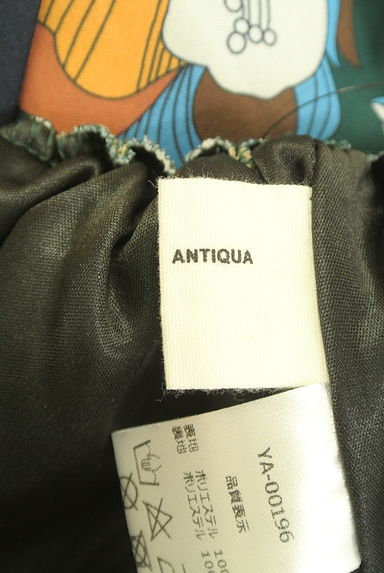 クリックで大画像表示 antiqua(アンティカ)の古着「マルチボーダー×花柄ロングスカート(ロングスカート・マキシスカート)」大画像6へ