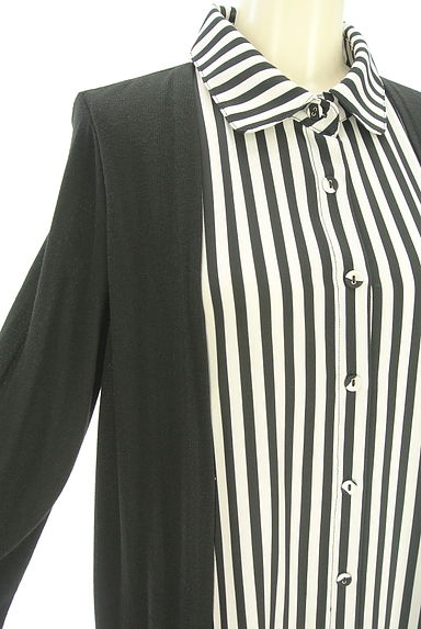 antiqua（アンティカ）の古着「patterntorso レイヤード風ロングシャツワンピ（ワンピース・チュニック）」大画像４へ
